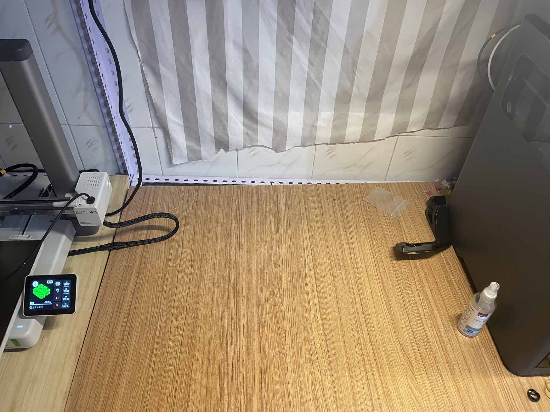 清空后的工作台